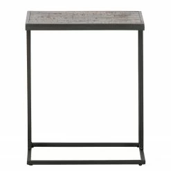 Red Living Beistelltisch Filley II - Altholz Teak / Metall - Teak / Schwarz -WOHNZIMMERMÖBEL Verkäufe 1000275671 210630 12481600326 DETAILS P000000001000275671