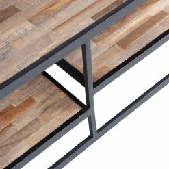 Red Living Couchtisch Filley - Altholz Teak / Metall - Teak / Schwarz -WOHNZIMMERMÖBEL Verkäufe 1000275672 210630 12481600331 DETAILS P000000001000275672