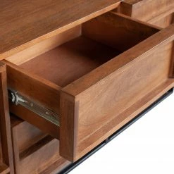 Red Living Sideboard Borro I - Mango massiv / Metall - Mango / Schwarz -WOHNZIMMERMÖBEL Verkäufe 1000275678 210630 12481800368 DETAILS P000000001000275678