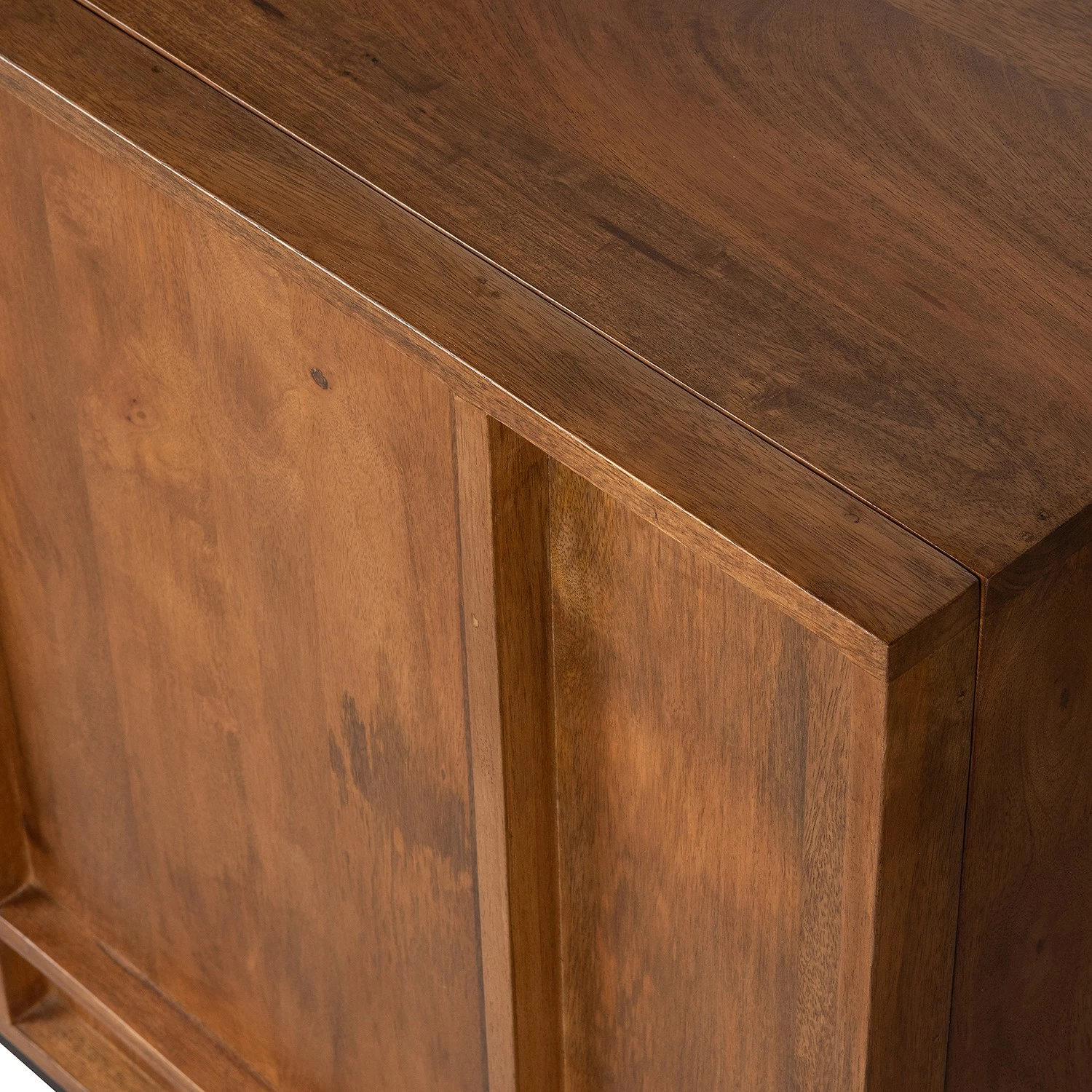 Red Living Kommode Borro II - Mango massiv / Metall - Mango / Schwarz 5 Red Living Kommode Borro II - Mango massiv / Metall - Mango / Schwarz – Bild 5