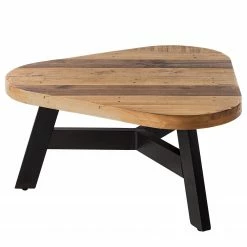 Ars manufacti Couchtisch Tamati (2er-Set) - Altholz Pinie / Metall - Pinie Dunkel / Schwarz -WOHNZIMMERMÖBEL Verkäufe 1000276639 210629 06145000005 DETAILS P000000001000276639