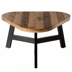 Ars manufacti Couchtisch Tamati (2er-Set) - Altholz Pinie / Metall - Pinie Dunkel / Schwarz -WOHNZIMMERMÖBEL Verkäufe 1000276639 210629 06145100012 DETAILS P000000001000276639