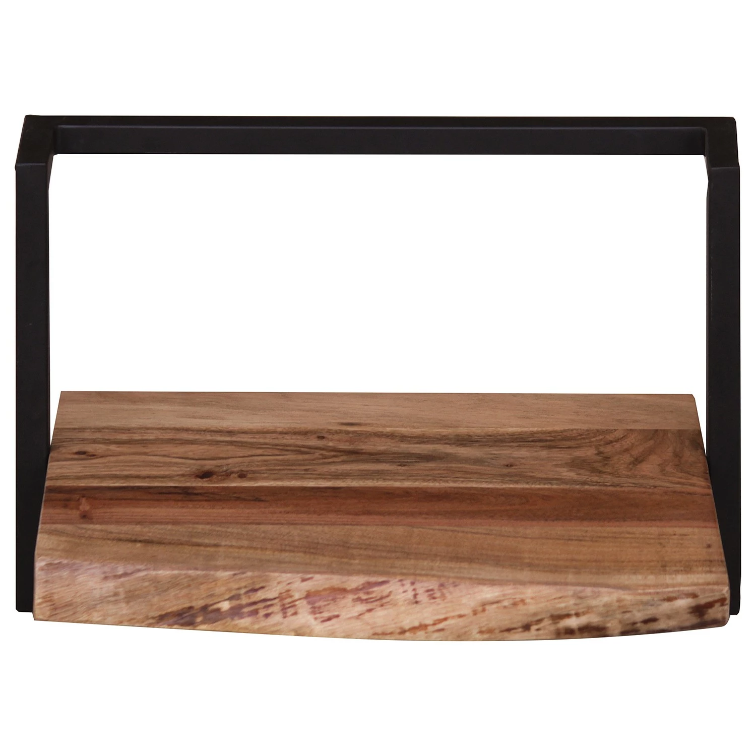 Ars manufacti Wandregal Kaawo I - Akazie massiv / Metall - Akazie / Schwarz - Breite: 45 cm 2 Ars manufacti Wandregal Kaawo I - Akazie massiv / Metall - Akazie / Schwarz - Breite: 45 cm – Bild 2