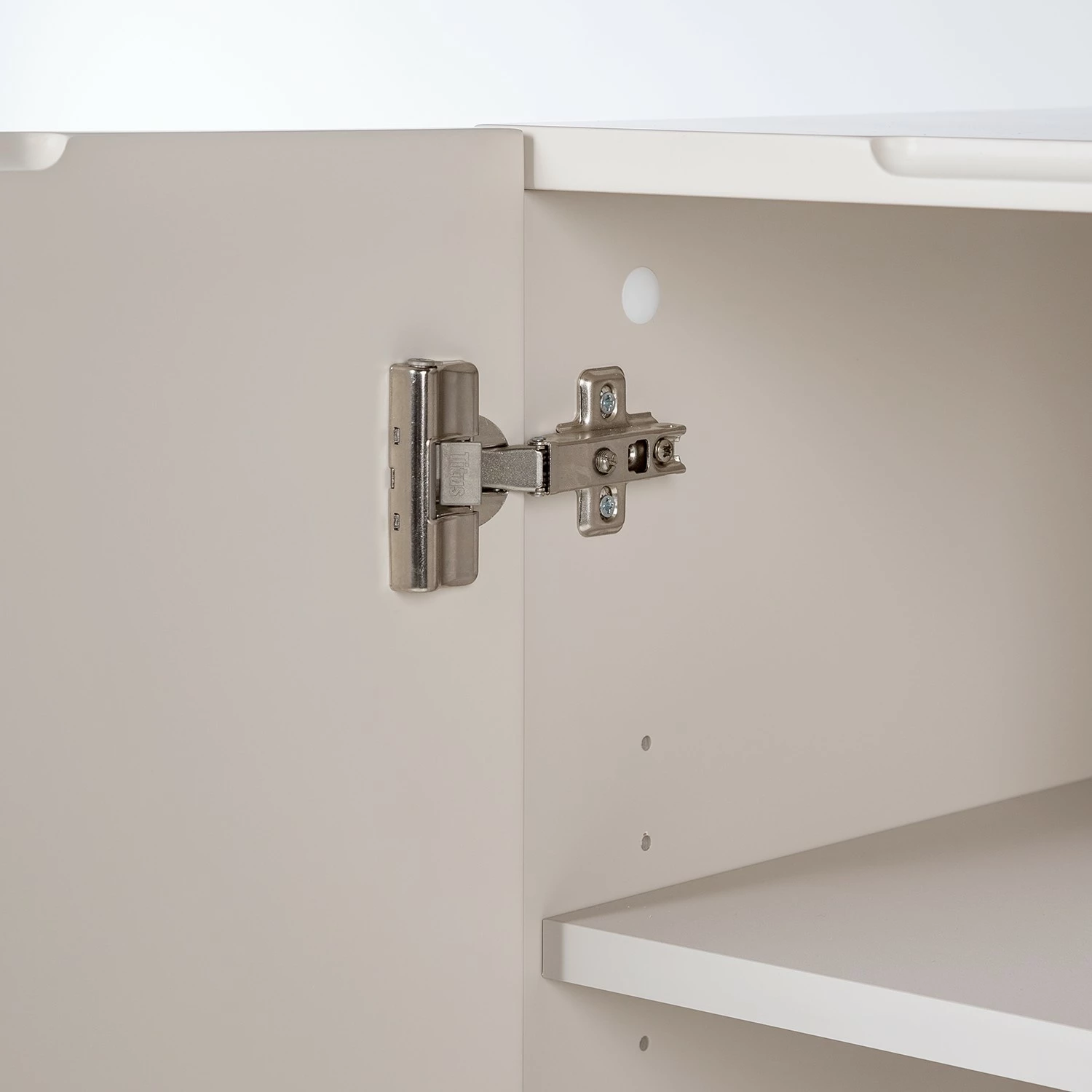 Studio Copenhagen Highboard Cooby - Muschelweiß / Eiche Hell 8 Studio Copenhagen Highboard Cooby - Muschelweiß / Eiche Hell – Bild 8