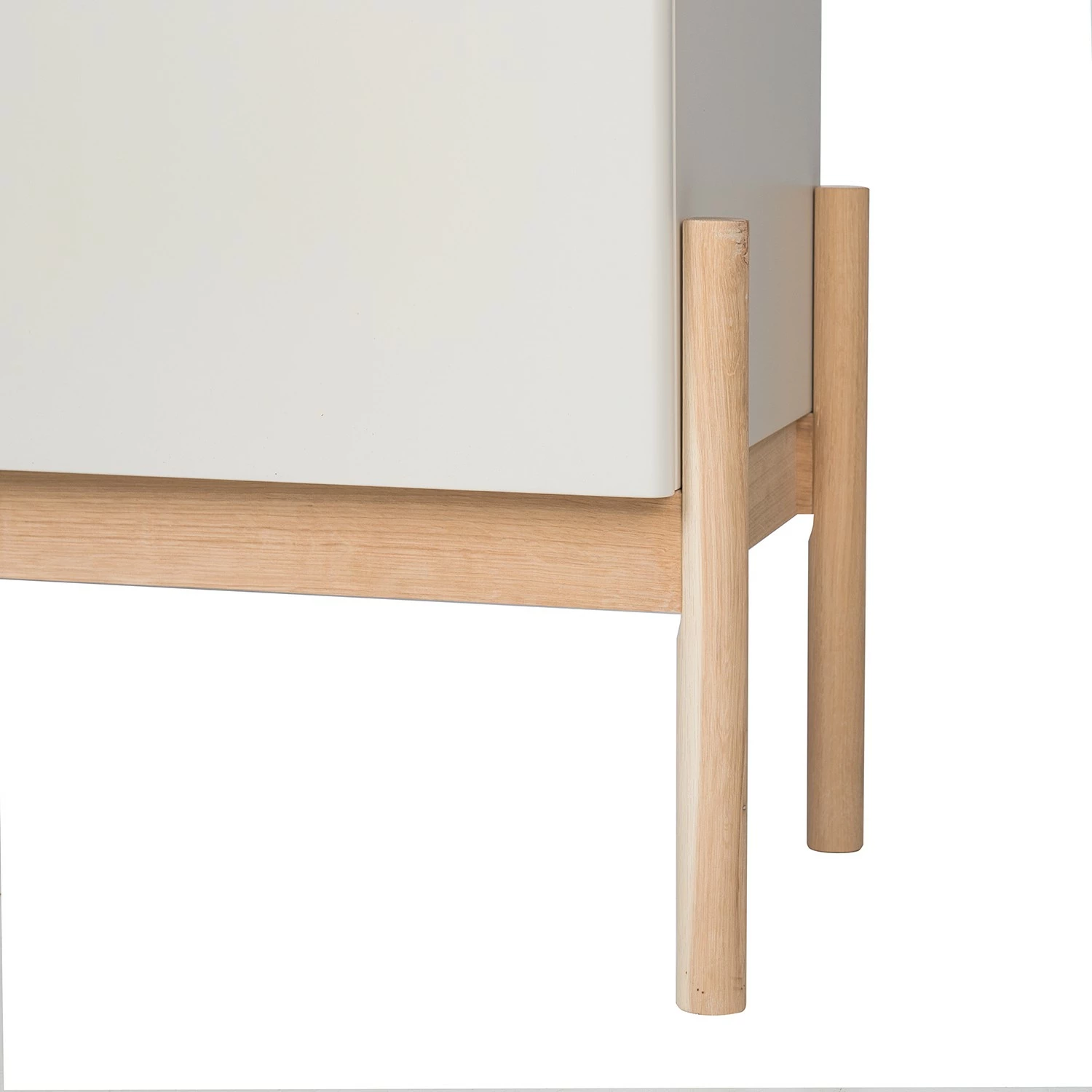 Studio Copenhagen Highboard Cooby - Muschelweiß / Eiche Hell 10 Studio Copenhagen Highboard Cooby - Muschelweiß / Eiche Hell – Bild 10