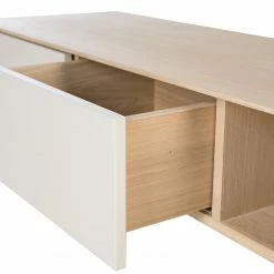 Studio Copenhagen TV-Lowboard Maayka II - Eiche teilmassiv - Mushroom Creme / Eiche Hell -WOHNZIMMERMÖBEL Verkäufe 1000277385 220729 060 DETAILS P000000001000277385