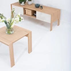 Studio Copenhagen Couchtisch Maayka - Eiche teilmassiv - Eiche Hell - Breite: 55 cm -WOHNZIMMERMÖBEL Verkäufe 1000277391 211012 153652000155 DETAILS P000000001000277391