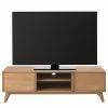 Ars Natura TV-Lowboard Randers - Echtholzfurnier Eiche - Breite: 150 cm