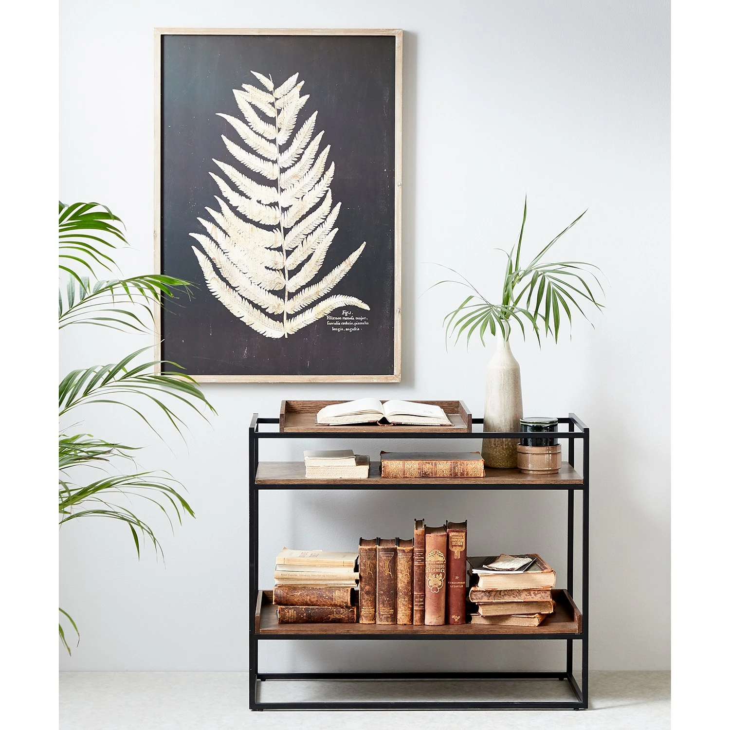 Red Living Konsolentisch Ratho - Echtholzfurnier / Metall - Raucheiche / Schwarz 2 Red Living Konsolentisch Ratho - Echtholzfurnier / Metall - Raucheiche / Schwarz – Bild 2