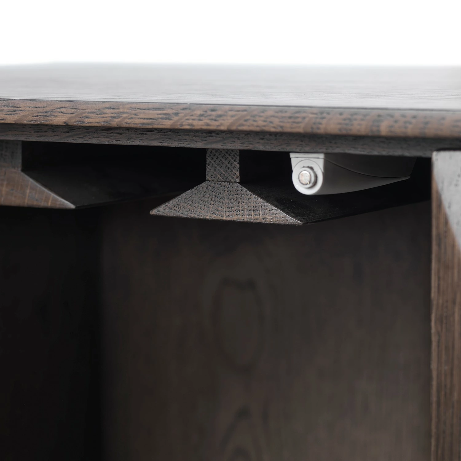 Red Living Highboard Limes - Eiche massiv / Metall - Eiche Dunkel / Schwarz 9 Red Living Highboard Limes - Eiche massiv / Metall - Eiche Dunkel / Schwarz – Bild 9