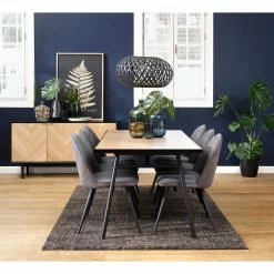 Loftscape Sideboard Charlo - Echtholzfurnier - Eiche / Schwarz -WOHNZIMMERMÖBEL Verkäufe 1000277647 210706 14081700121 MOOD DETAILS P000000001000277647 mood