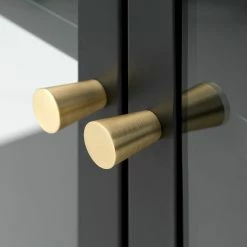 Loftscape TV-Lowboard Angelus - Metall / Glas - Schwarz -WOHNZIMMERMÖBEL Verkäufe 1000277652 210706 14082000164 DETAILS P000000001000277652