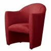 Red Living Sessel Dante - Strukturstoff - Strukturstoff Asali: Rot