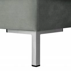 Fredriks Polsterhocker Summer - Samt Vaia: Grau -WOHNZIMMERMÖBEL Verkäufe 1000279740 210730 10322400144 DETAILS P000000001000279740