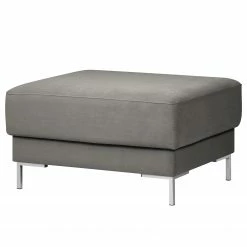 Fredriks Polsterhocker Summer - Samt Vaia: Grau -WOHNZIMMERMÖBEL Verkäufe 1000279740 211217 13135900158 DETAILS P000000001000279740