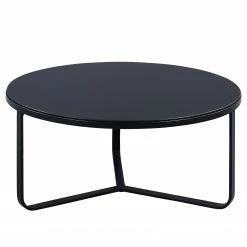 Loftscape Couchtisch Borghi - Glas / Metall - Schwarz