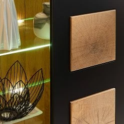 Loftscape Wohnwand Belloc III (5-teilig) - Inkl. Beleuchtung - Matt Schwarz / Eiche Dekor 24 Loftscape Wohnwand Belloc III (5-teilig) - Inkl. Beleuchtung - Matt Schwarz / Eiche Dekor -WOHNZIMMERMÖBEL Verkäufe 1000281306 210720 14014100017 DETAILS P000000001000281306