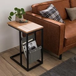 Ars manufacti Beistelltisch Montverde III - Eiche massiv / Metall - Eiche -WOHNZIMMERMÖBEL Verkäufe 1000281307 220126 061238000020 MOOD DETAILS P000000001000281307 mood