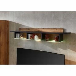 Loftscape Wohnwand Belloc II (5-teilig) - Inkl. Beleuchtung - Matt Schwarz / Eiche Dekor 25 Loftscape Wohnwand Belloc II (5-teilig) - Inkl. Beleuchtung - Matt Schwarz / Eiche Dekor -WOHNZIMMERMÖBEL Verkäufe 1000281314 210720 14014200036 DETAILS P000000001000281314