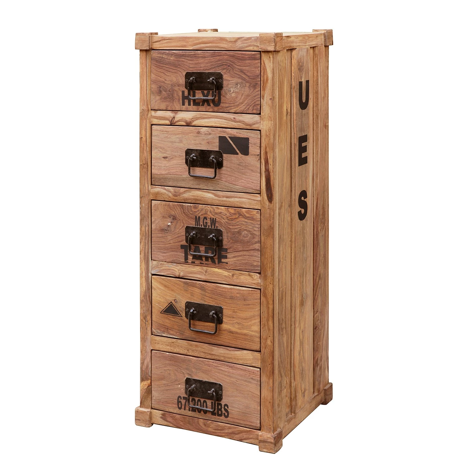 Wolf-Möbel Kommode Container III - Sheesham 1 Wolf-Möbel Kommode Container III - Sheesham