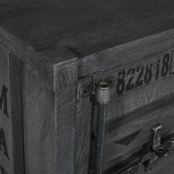 Wolf-Möbel Nachtkommode Container II - Akazie Grau -WOHNZIMMERMÖBEL Verkäufe 1000281789 220223 060 DETAILS P000000001000281789