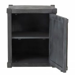 Wolf-Möbel Nachtkommode Container II - Akazie Grau -WOHNZIMMERMÖBEL Verkäufe 1000281789 220616 032 DETAILS P000000001000281789