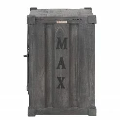 Wolf-Möbel Nachtkommode Container II - Akazie Grau -WOHNZIMMERMÖBEL Verkäufe 1000281789 220616 033 DETAILS P000000001000281789