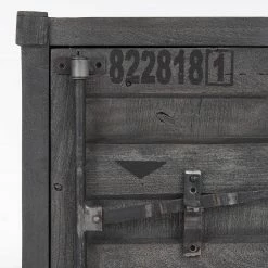 Wolf-Möbel Nachtkommode Container II - Akazie Grau -WOHNZIMMERMÖBEL Verkäufe 1000281789 220616 035 DETAILS P000000001000281789