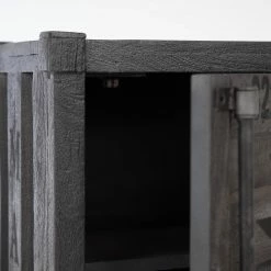 Wolf-Möbel Nachtkommode Container II - Akazie Grau -WOHNZIMMERMÖBEL Verkäufe 1000281789 220616 038 DETAILS P000000001000281789