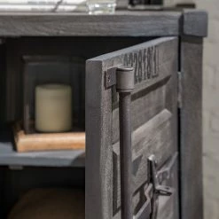 Wolf-Möbel Nachtkommode Container II - Akazie Grau -WOHNZIMMERMÖBEL Verkäufe 1000281789 220728 023 MOOD DETAILS P000000001000281789 mood