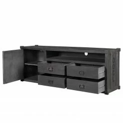 Wolf-Möbel TV-Lowboard Container II - Akazie Grau -WOHNZIMMERMÖBEL Verkäufe 1000281791 220615 031 DETAILS P000000001000281791