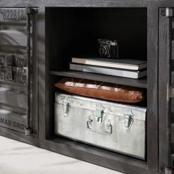 Wolf-Möbel TV-Lowboard Container I - Akazie massiv - Akazie Grau -WOHNZIMMERMÖBEL Verkäufe 1000281798 220621 023 MOOD DETAILS P000000001000281798 mood