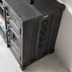 Wolf-Möbel TV-Lowboard Container I - Akazie massiv - Akazie Grau -WOHNZIMMERMÖBEL Verkäufe 1000281798 220621 024 MOOD DETAILS P000000001000281798 mood