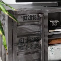 Wolf-Möbel TV-Lowboard Container I - Akazie massiv - Akazie Grau -WOHNZIMMERMÖBEL Verkäufe 1000281798 220621 025 MOOD DETAILS P000000001000281798 mood