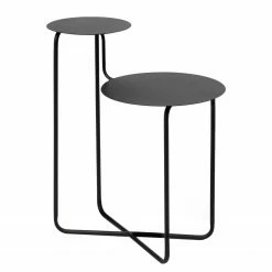 Loftscape Beistelltisch Vetla - Metall - Schwarz