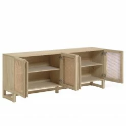 Loftscape Sideboard Risley - Mindi massiv / Rattan -WOHNZIMMERMÖBEL Verkäufe 1000282685 210729 06153000017 DETAILS P000000001000282685