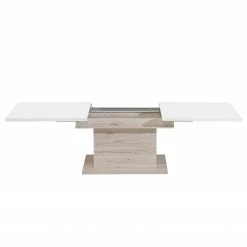 Loftscape Couchtisch Sander - Hochglanz Weiß / Sandeiche Dekor -WOHNZIMMERMÖBEL Verkäufe 1000282760 211124 13351400084 DETAILS P000000001000282760