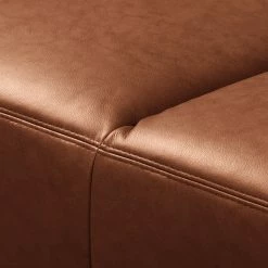 Ars manufacti Ecksofa Kalies - Echtleder - Echtleder Padme: Cognac - Longchair davorstehend links - Sitztiefenverstellung -WOHNZIMMERMÖBEL Verkäufe 1000283566 210817 15271300499 DETAILS P000000001000283566