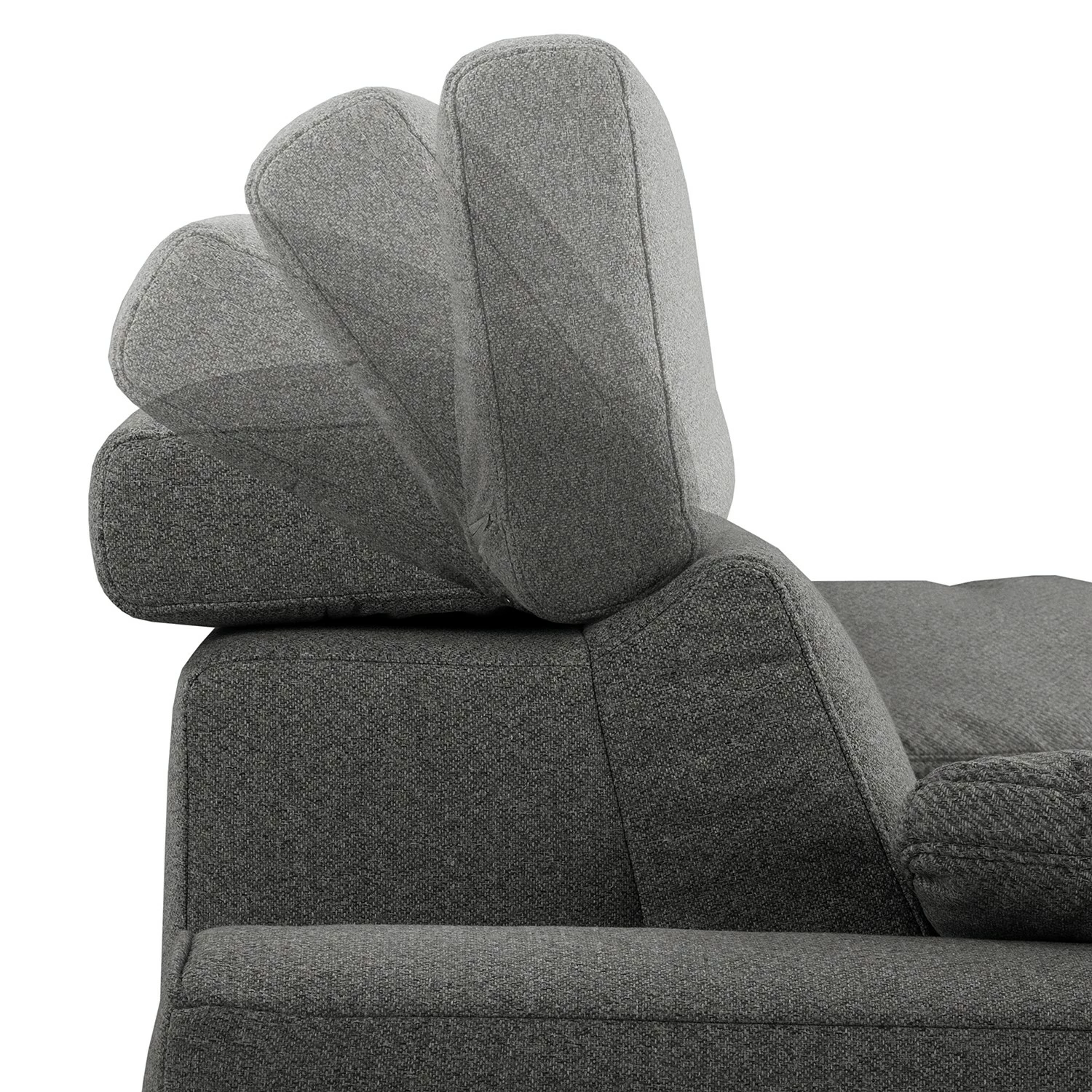Ars manufacti Ecksofa Muna - Webstoff - Webstoff Arda: Anthrazit - Longchair davorstehend links 8 Ars manufacti Ecksofa Muna - Webstoff - Webstoff Arda: Anthrazit - Longchair davorstehend links – Bild 8