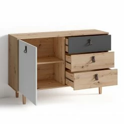 Fredriks Sideboard Bowood I - Eiche Artisan Dekor / Weiß -WOHNZIMMERMÖBEL Verkäufe 1000283829 210805 14243400058 DETAILS P000000001000283829