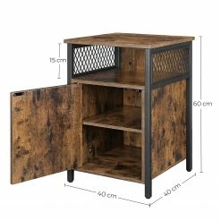 Red Living Beistelltisch Morristown - Braun / Schwarz -WOHNZIMMERMÖBEL Verkäufe 1000283937 210813 06353800045 SKETCH DETAILS P000000001000283937 sketch