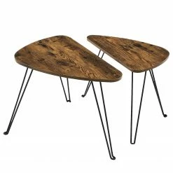 Red Living Couchtisch Surville (2-teilig) - Braun / Schwarz