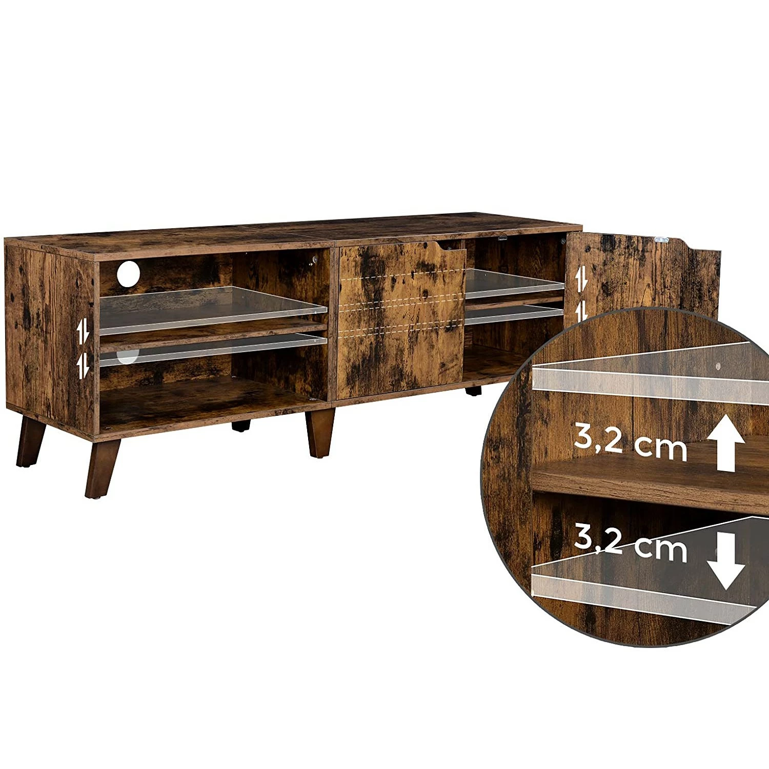 Red Living TV-Lowboard Hickling III - Braun 7 Red Living TV-Lowboard Hickling III - Braun – Bild 7