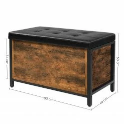 Red Living Garderobenbank Ennis - Kunstleder / Metall - Braun 7 Red Living Garderobenbank Ennis - Kunstleder / Metall - Braun -WOHNZIMMERMÖBEL Verkäufe 1000283984 210902 13335400003 SKETCH DETAILS P000000001000283984 sketch