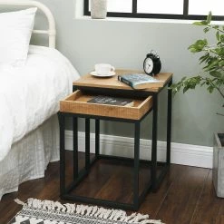 Red Living Beistelltisch Tuxford I (2er-Set) - Hellbraun -WOHNZIMMERMÖBEL Verkäufe 1000283986 210813 06360100298 MOOD DETAILS P000000001000283986 mood