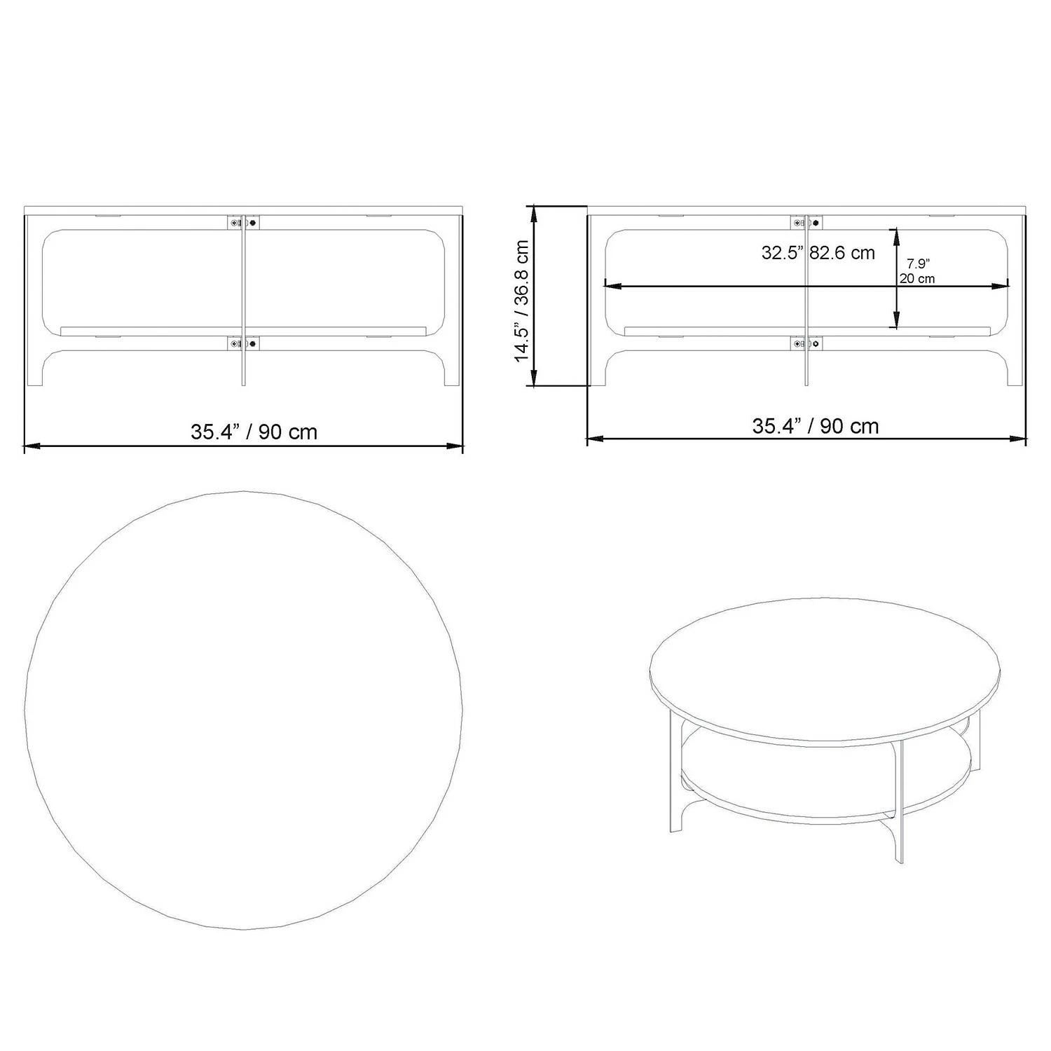 Loftscape Couchtisch Venla - Metall - Marmor Schwarz Dekor 4 Loftscape Couchtisch Venla - Metall - Marmor Schwarz Dekor – Bild 4