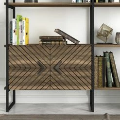 Red Living Regal Sumatra Sun - Metall - Walnuss Dekor / Schwarz -WOHNZIMMERMÖBEL Verkäufe 1000284387 210809 06091300164 DETAILS P000000001000284387