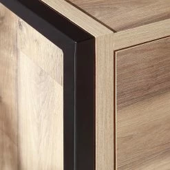 Red Living Sideboard Voru - Stabeiche Dekor / Dunkelgrau -WOHNZIMMERMÖBEL Verkäufe 1000285711 210813 14520000057 DETAILS P000000001000285711