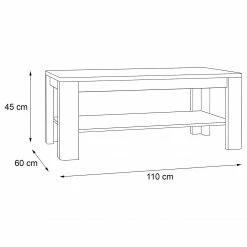 Loftscape Couchtisch Grady - Sandeiche Dekor -WOHNZIMMERMÖBEL Verkäufe 1000285712 210813 14495500013 SKETCH DETAILS P000000001000285712 sketch
