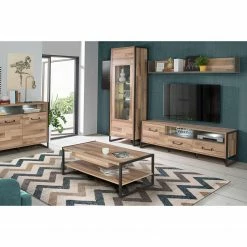 Red Living TV-Lowboard Voru - Stabeiche Dekor / Dunkelgrau -WOHNZIMMERMÖBEL Verkäufe 1000285725 210813 14504700047 MOOD DETAILS P000000001000285725 mood